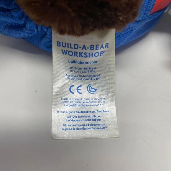 Build-A-Bear‎ Brinley Brown Teddy Bear w/USA Leotard Red White Blue 16” Plush - Picture 7 of 15